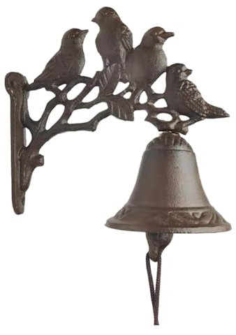 Vintage Door Bell, Bird Doorbell, Cast Iron Doorbell, Wall Mounted Door Chime, Decorative Bells, Door Ring, Vintage Doorbell Chime, Door Decor, Easy Installation Doorbell