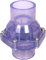 Clapet anti-retour, 40 mm 50 mm 6,3 cm, clapet anti-retour en PVC transparent pour désodorisation des égouts, connecteurs rapides pour conduites d'eau industrielles, 1 pièce (diamètre : diamètre intér