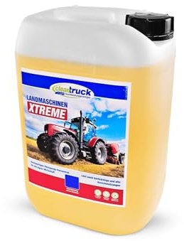 CleanTruck Landmaschinenreiniger Xtreme 5L | Konzentrat für Hochdruckreiniger & Schaumkanonen | Entfernt Öl, Ruß & Insekten | Tiefenwirksamer Glanz-Reiniger für Traktoren, Mähdrescher & Forstfahrzeuge