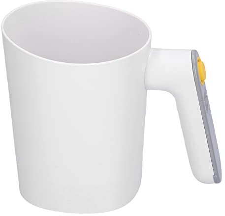 Setaccio per farina elettrico, setaccio per farina a batteria a forma di tazza shaker per polvere filtro setaccio per cottura setaccio per farina portatile per cottura al forno