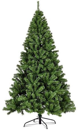 MESCXTY Albero di Natale Artificiale, Albero di Natale Non Illuminato con Cerniera di Alta qualità con Supporto in Metallo,Albero di Natale Facile da Montare per Feste,casa,Ufficio,Festa, 3m