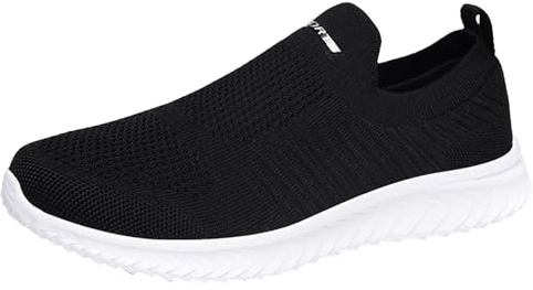 Generisch Atmungsaktive Sport-Freizeitschuhe für Herren und Damen, leichte Walk-Lauf-Sneaker Ski Schuhe Herren 43 (Silver, 44)