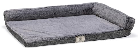 Beeztees Nano Chill Kuzzi, Orthopadisches Käfigkissen, Grau, 78 x 54 x 5 cm
