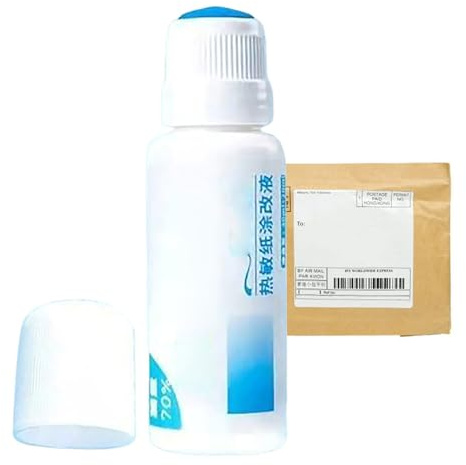 Thermo-Papier-Sichtschutzradierer – Express-Lieferinformations-Zapper | 15 ml Korrekturflüssigkeit | Löscht schnell Adressen und sensible Daten | ideal für Zuhause, Büro und Post