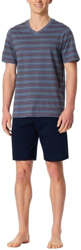 Schiesser Herren Schlafanzug kurz V-Ausschnitt - Nightwear Set