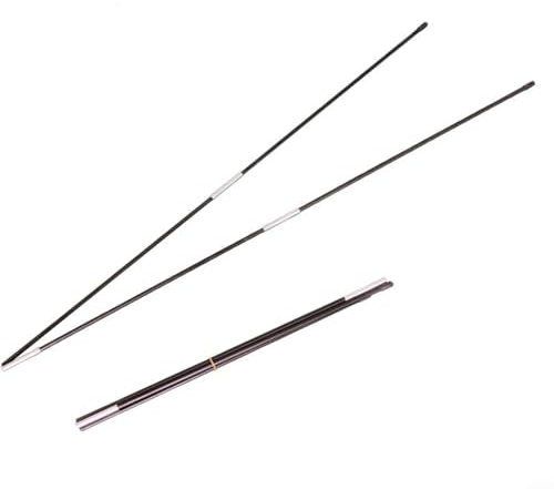 Zeroupshop Kit de remplacement pour poteaux de tente en fibre de verre pour auvent extérieur, noir, 8,5 mm de diamètre, 11 sections (1,4 m)