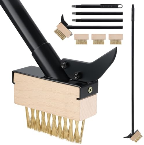 Mitclear Brosse à Mauvaises Herbes avec Manche Long(145cm), Extérieur