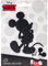 Simplicity Black Sparkle Disney Mickey Mouse Aufnäher, Polyester, mehrfarbig, 10.34 X 14.22 X 0,2 cm