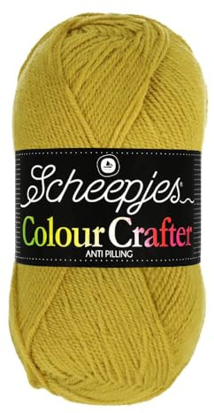 Scheepjes Colour Crafter 100g Yarn Ball | Acrylic DK Double Knit Wool | Soft & Anti-Pilling for Knitting, Crochet, Blankets & Amigurumi (1712 Nijmegen)