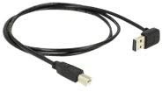 Delock 85558 1m USB A USB B Männlich Männlich Schwarz USB Kabel, 85558