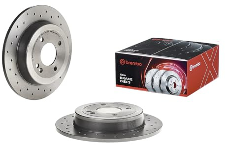 Brembo Xtra 08.C172.1X Brake Disc Rear Perforated Set of 2