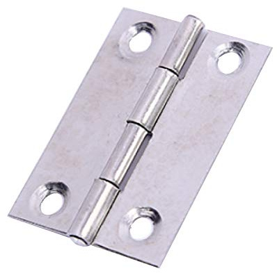 20 Pcs 44mm x 31mm Stainless Steel Hinges 4 Holes Bearing Silent Thickened Opening and Closing Hinge Used for Doors or Windows