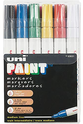 uni-Ball, UBC63631, Uni-Paint PX-20 Oil-Based Medium Point Marker, 12 / Set