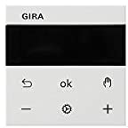 GIRA 539403 System 3000 Raumtemperaturregler BT, System 55, reinweiß glänzend