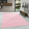 Tappeti a pelo corto, colore rosa, unicolor-monocroma, 107452, tappeto rettangolare, Tappeto soggiorno, 120 x 170 cm
