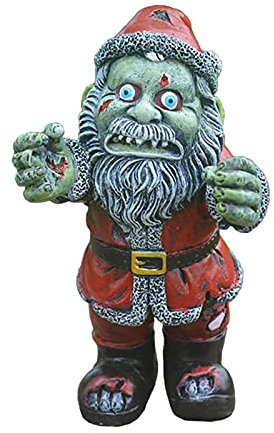 ERZU nain zombie - Décoration d'Halloween effrayante - Accessoire d'Halloween effrayant pour cimetière - jardin zombies - Pour jardin, terrasse, cour, pelouse