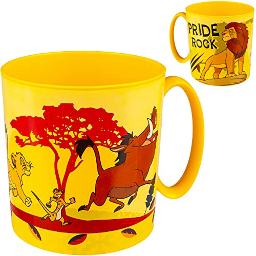 alles-meine.de GmbH Trinkbecher/Henkeltasse - - König der Löwen - 350 ml - BPA frei - mikrowellengeeignet - Kunststoff Plastik - Trinklerntasse/Trinklernbecher - Becher mit H..