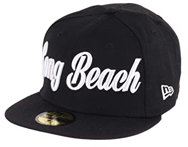 New Era Long Beach California Republic Black 59Fifty Cap - 7 5/8-61cm (XL)