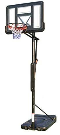 Basketballkörbe Kinder Tragbarer Abnehmbarer Basketballkorb, Indoor Outdoor Mit Transparenter PVC-Platte Und Höhenverstellbarer Stange 235-305 cm