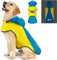 Regenjacke Hund DQGHQME Hunderegenmantel, Regenmantel Hund Wasserdicht, Einstellbare Regencape Hund, Reflektierender Wasserdichter Hundemantel Ultraleicht für Große Mittlere Kleine Haustier Hund (XL)