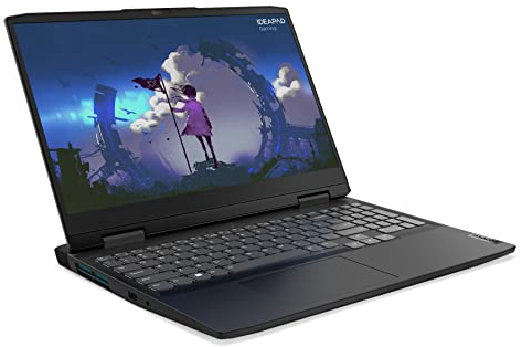 Lenovo IdeaPad Gaming 3 Gen7 Laptop, 39,6 cm (15,6 Zoll), FullHD 165 Hz (Intel Core i7-12700H, 16 GB RAM, 512 GB SSD, NVIDIA GeForce RTX 3060-6 GB, ohne Betriebssystem), Grau, QWERTY-Tastatur