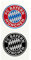 FC Bayern München I 3D Aufkleber Logo 2er Set I Rot