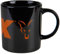 Fox Black and Orange Logo Ceramic Mug - Tasse, Angeltasse, Kaffeetasse, Getränketasse, Becher