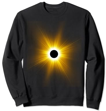 Science Geek Tees Ring Sonne ringförmige Sonnenfinsternis Sweatshirt