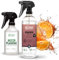 bio-chem Orangenreiniger Konzentrat 750 ml - Starker Allzweckreiniger mit angenehmem Orangen-Duft - Inkl. Mischflasche & Messbecher - Sehr ergiebiges Reinigungskonzentrat mit Orangenterpenen