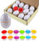 Rshuhx Eier Spielzeug Kinder Kinder Montessori Spielzeug ab 1 Jahr Passende Eier Set Farbe & Form Erkennung Spielzeug für Kleinkinder sensorik Spielzeug Ideal für Kindertag/Geburtstagsparty 12pcs