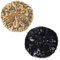 EUPSIIU 2 Stück Pailletten Hut Disco Outfit, Accessoire, Mütz mit Glänzende Pailletten, Frauen Glitzernde Pailletten Baskenmütze Glänzende Beanie Mütze, Unisex, Einheitsgröße (Schwarz, Gold)