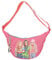 Depesche 12916 TOPModel Joy - Kleine Halbmond Umhängetasche in Pink und Orange, mit Model Motiv, bunten Details, Tasche mit verstellbarem Schultergurt