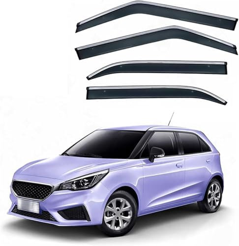 Car Wind Deflectors for MG3 MK2 2011-2020 2021 2022 2023, Side Door Window Visor Car Deflector Windproof Rain Smoke Guards Vent Cover Shield Accessories