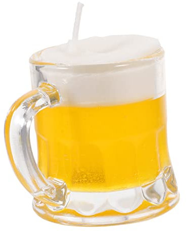 TOYANDONA Mini Bierglas Dekoratives Bierglas Für Zuhause Kleiner Weinbecher Für Partys Hochzeiten Und Langlebiges Design Aus Natürlichem Wachs Für Festliche Anlässe