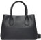 PATRIZIA PEPE Schwarze Handtasche für Damen mit Schriftzug, Schwarz , Einheitsgröße