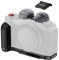 SMALLRIG X-M5 Impugnatura a L per FUJIFILM X-M5, Piastra a Sgancio Rapido Integrata per Arca, Maniglia Laterale in Silicone Leggera, Include Parabrezza con Adattatore Cold Shoe (Nero) - 4876