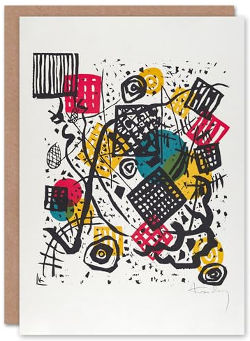 Artery8 Wassily Kandinsky Art Card Small Worlds V Abstract Painting