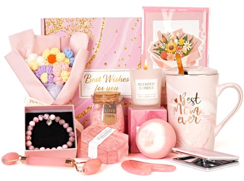 Suprbee Cadeau Anniversaire Femme, Amie Personnalisé Noël, Fete des Meres, Saint-Valentin, Coffret Cadeau Femme pour FemmeSoeur Fille, Maman