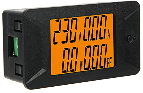 PZEM 028 AC Digital Messgerät Voltmeter Amperemeter Leistungsfaktor Messgerät 0 100 A 400 V AC110 220 V für Stromverteilerschränke Vitrinen Ausstellungsständer