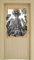 Stil.Zeit Mammutbaum im Regenwald Kohle Effekt Holzdurchbruch im 3D-Look, Wand- oder Türaufkleber Format: 92x62cm, Wandsticker, Wandtattoo, Wanddekoration