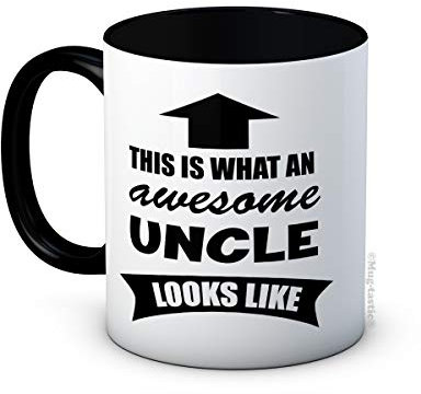 This is What an Awesome Uncle Looks Like - Fun Ceramic Coffee Mug