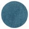 Carpettex Shaggy-Teppich, Hochflor, Wohnzimmer, Florhöhe 3 cm, einfarbig, Türkis, 120 x 120 cm, rund