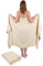 Betz Badetuch 2 Stück Set groß XXL Badetücher Saunatuch Dresden 100% Baumwolle Größe 100 cm x 200 cm Farbe Sand - 1901050