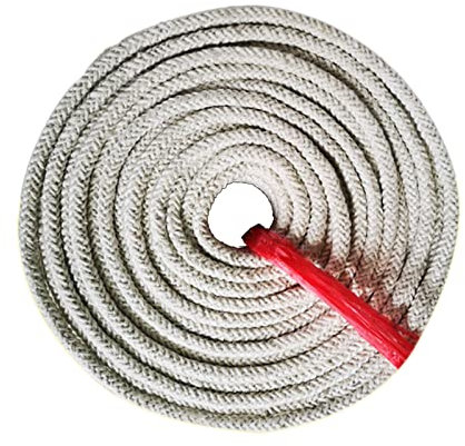 GOONSDS Bande D'étanchéité en Fibre De Céramique-pour Chaudière Four Joint Haute Température Joint De Porte De Poêle À Bois Étanchéité Porte Coupe-Feu,Diameter10mmx 5 Meters