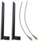 QAREQU U.FL IPEX RP-SMA Cable 6dBi 2.4GHz 5GHz Dual Band Antenna for Half Mini PCIe WiFi Network Card