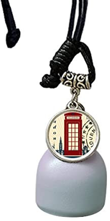 comp London Telefonzelle Briefmarke UK Land Stadt Windspiele Glocke Auto Anhänger