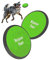 Maxpower Planet Dog Frisbee 2 Pack - Dog Frisbee Soft to Catch - Floating Frisbee for Dogs - Lightweight Flying Frisbee Dog Toy - Easy to Spot Disc Dog Frisbees Puppy Toys, Small to Large- 10-inch