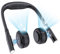 Ventilateur de Cou Portable avec Lampe de Lecture de Cou, sans lame Rechargeable Ventilateur USB avec 5000mah Batterie Externe, 3 Vitesses Mini Ventilateur Silencieux pour Domicile, Voyage (black)