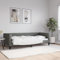Festnight Schlafsofa 2 sitzer Schlafcouch Couch Sofa mit Schlaffunktion Tagesbett Bettsofa Gästebett Jugendbett Sofa klein chaiselongue-Dunkelgrau-Stoff-90 x 200 cm