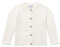 Stellou & friends Cardigan per neonati e bambini con bottoni effetto legno, abbigliamento di alta qualità in 100% cotone, perfetto per autunno e inverno, certificato Oeko-TEX, bianco, 110/116 cm